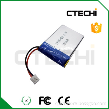 rechargeable 503450 lipo battery for positioning shoes